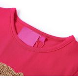 vidaXL Kinder-Langarmshirt Knallrosa 92