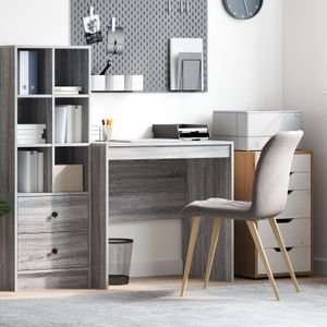 vidaXL Schreibtisch Grau Sonoma 80x50x76 cm Holzwerkstoff