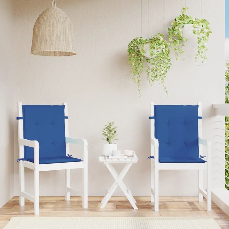 vidaXL Gartenstuhlauflagen für Niedriglehner 2 Stk. 100x50x3 cm