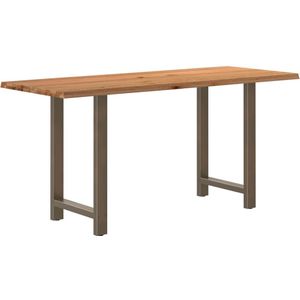 vidaXL Bartisch Hellbraun 200x80x92 cm Massivholz Eiche Rechteckig