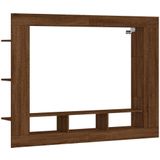 vidaXL TV-Schrank Braun Eichen-Optik 152x22x113 cm Holzwerkstoff
