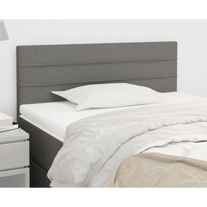 vidaXL Kopfteil Dunkelgrau 100x5x78/88 cm Stoff