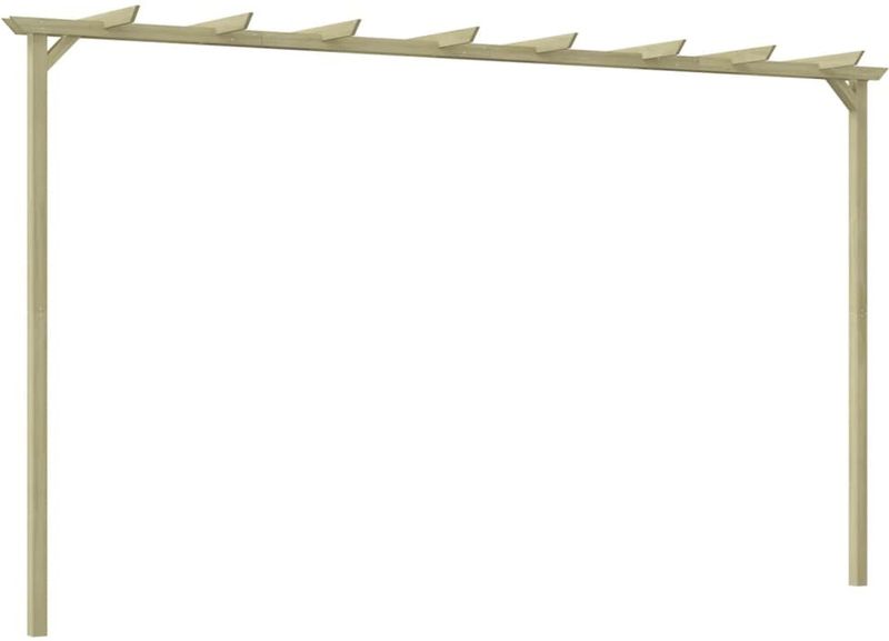 vidaXL Garten-Pergola Kiefernholz Imprägniert 360x200x60 cm