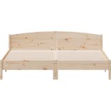 vidaXL Massivholzbett ohne Matratze 200x200 cm Kiefer