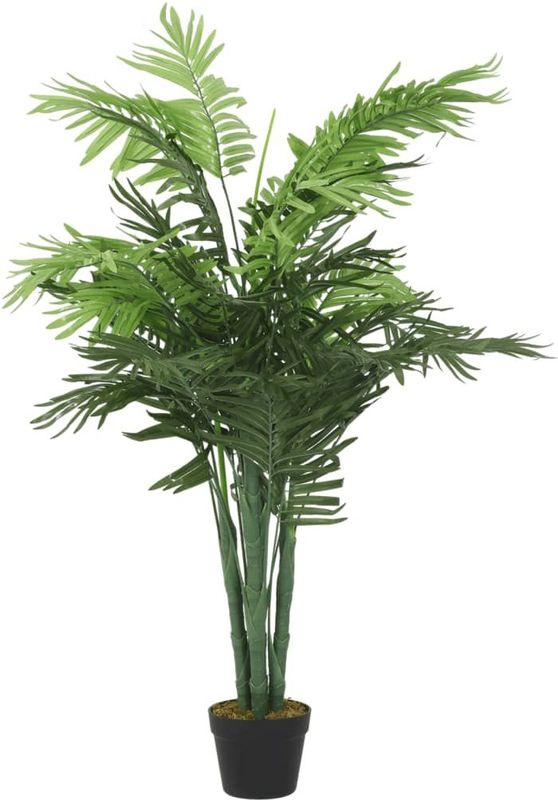 vidaXL Palme Künstlich 18 Blätter 80 cm Grün