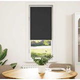 vidaXL Verdunkelungsrollo Schwarz 60x175 cm Stoffbreite 55,7 cm
