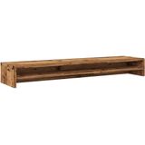 vidaXL Monitorständer Altholz-Optik 100x24x13 cm Holzwerkstoff