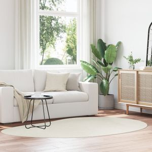 vidaXL Teppich 'HUARTE'Kurzflor weich und waschbar Creme 160x230 cm