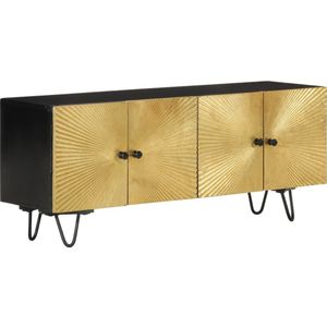 vidaXL TV-Schrank 110x30x45 cm Massivholz Mango