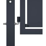 vidaXL Gartentor Stahl 300 x 75 cm Anthrazit