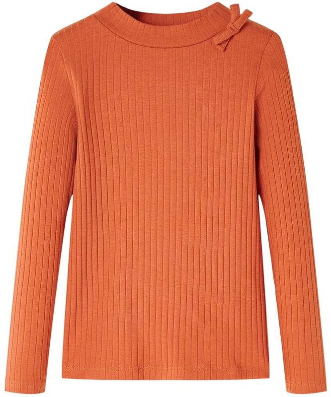 vidaXL Kinder-Langarmshirt Dunkelorange 104
