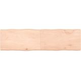vidaXL Tischplatte 180x50x(2-6) cm Massivholz Unbehandelt Baumkante