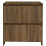 vidaXL Sideboard Braun Eichen-Optik 70x41x75 cm Holzwerkstoff