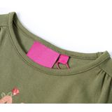 vidaXL Kinder-Langarmshirt Khaki 140