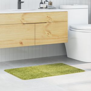 vidaXL Badematte Rechteckig Grün 60x90 cm Polypropylen Rutschfest