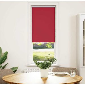 vidaXL Verdunkelungsrollo Rot 45x150 cm Stoffbreite 40,7 cm Polyester