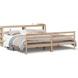 vidaXL Massivholzbett ohne Matratze 180x200 Kiefernholz