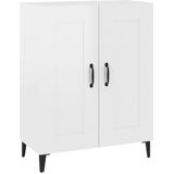 vidaXL Sideboard Hochglanz-Weiß 69,5x34x90 cm Holzwerkstoff
