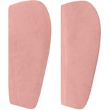 vidaXL Kopfteil mit Ohren Rosa 163x23x78/88 cm Samt