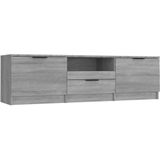 vidaXL TV-Schrank Grau Sonoma 140x35x40 cm Holzwerkstoff
