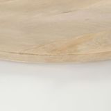 vidaXL Couchtisch Weiß 51x51x27 cm Massivholz Mango