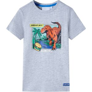 vidaXL Kinder-T-Shirt Grau 128