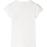 vidaXL Kinder-T-Shirt Ecru 128