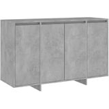 vidaXL Sideboard Betongrau 120x41x75 cm Holzwerkstoff