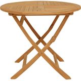 vidaXL 5-tlg. Garten-Essgruppe Massivholz Teak