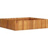 vidaXL Garten-Hochbeet 100 x 100 x 25 cm Massivholz Akazie