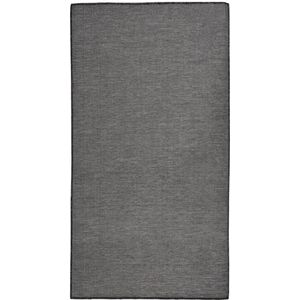 vidaXL Outdoor-Teppich Flachgewebe 80x150 cm Grau