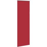 vidaXL Verdunkelungsrollo Rot 80x210 cm Stoffbreite 75,7 cm Polyester