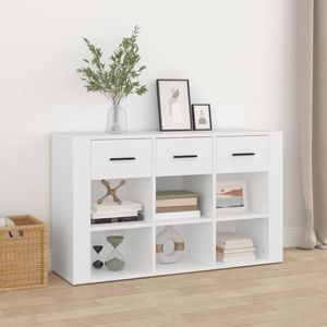 vidaXL Sideboard Weiß 100x30x59,5 cm Holzwerkstoff