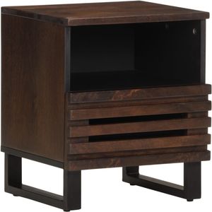 vidaXL Nachttisch 40x34x46 cm Massivholz Mango