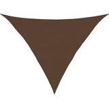 vidaXL Sonnensegel 160 g/m² Braun 5x5x6 m HDPE