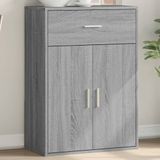 vidaXL Sideboard Grau Sonoma 60x30x84 cm Holzwerkstoff