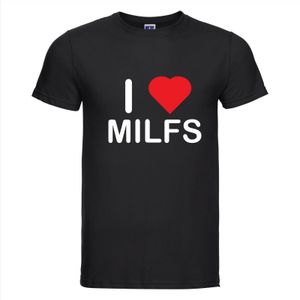Milfs T-shirt — Zwart / S