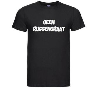 Geen ruggengraat T-shirt — Wit / L