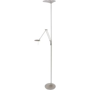 Moderne verstelbare vloerlamp met leesarm