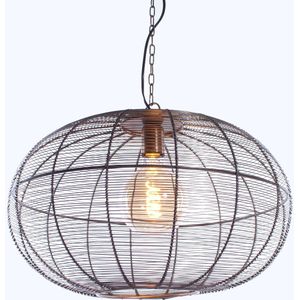Trendy bronzen draadlamp Ø50cm