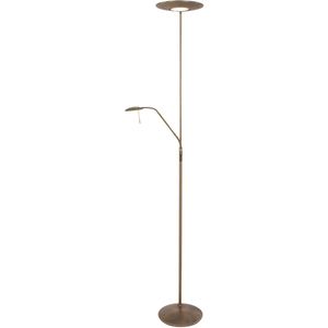 Bronzen vloerlamp LED verstelbaar en dimmer