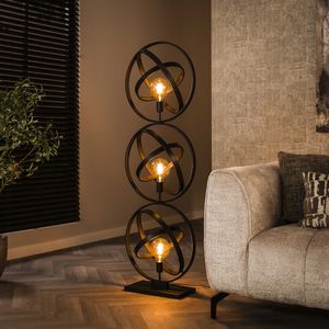 Vloerlamp 3 lichts Galaxy | Artic zwart