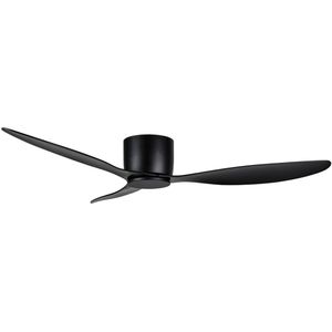 Moderne plafondventilator Brezza zwart Ø 132 cm