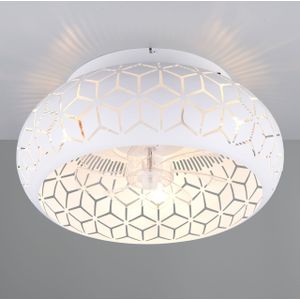 Plafondventilator wit met licht - Bidar