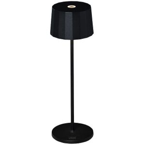 Positano tafellamp | 1 lichts | zwart | 35 cm | accu / batterij | USB