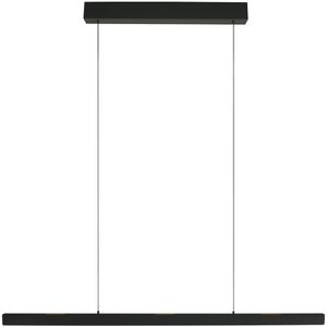 Hanglamp Fluxy | Mat zwart | Sensorbediening | Verstelbaar door kabellift | 160 cm