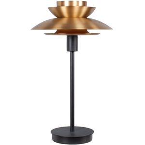 Retro tafellamp Muschio | 1 lichtpunt | Zwart/Goud/Brons