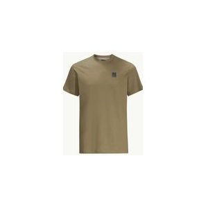 T-Shirt Jack Wolfskin Men Bike Commute T Grey Olive-M