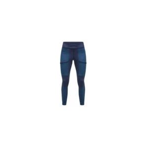 Legging Peak Performance Women Vislight Track Tights Salute Blue Blue Steel-M