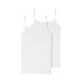 Ondershirt Schiesser Women 174388 95/5 Organic White (2-Pack)-Maat 48